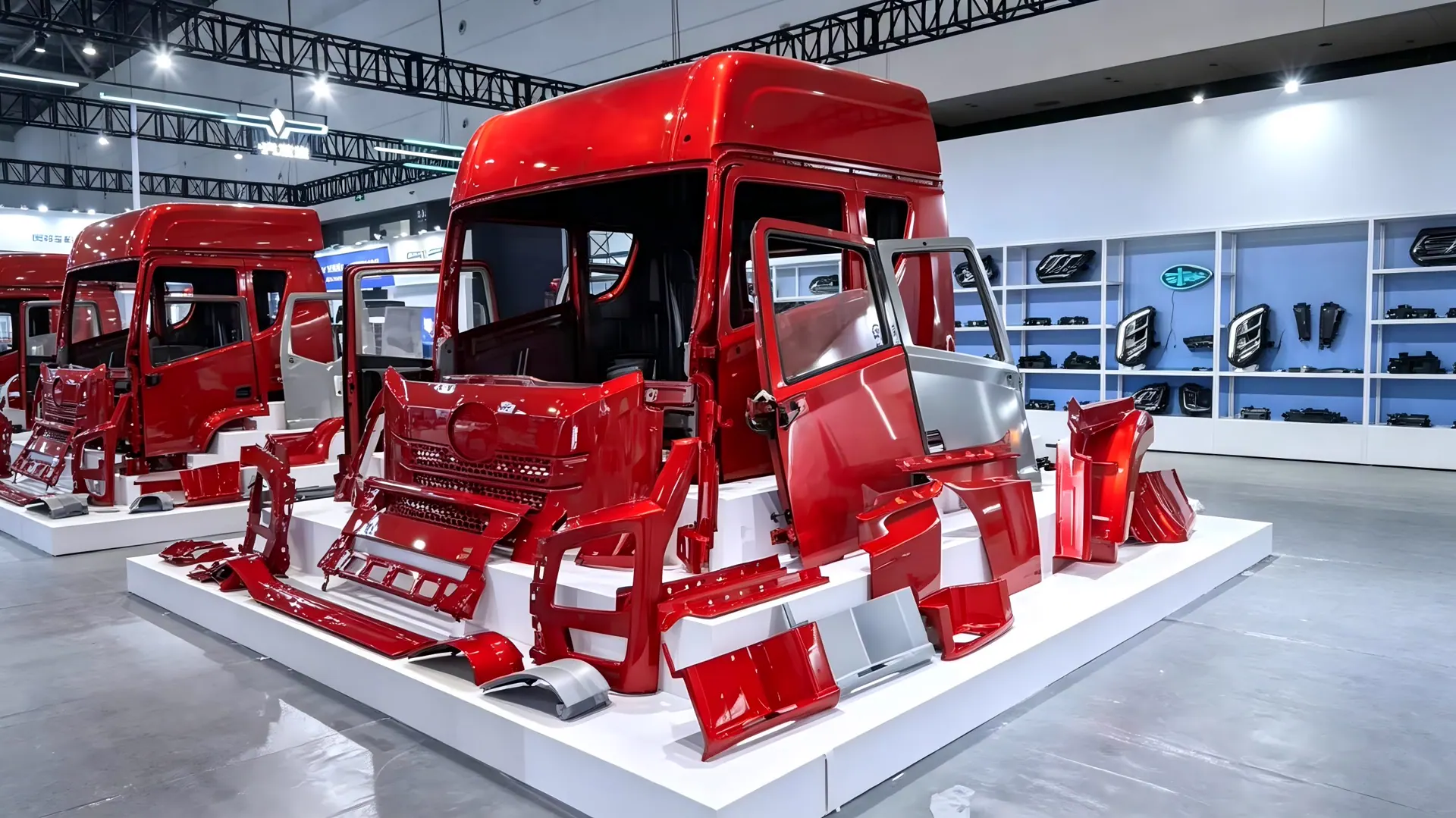Truck-parts trade-show display 1
