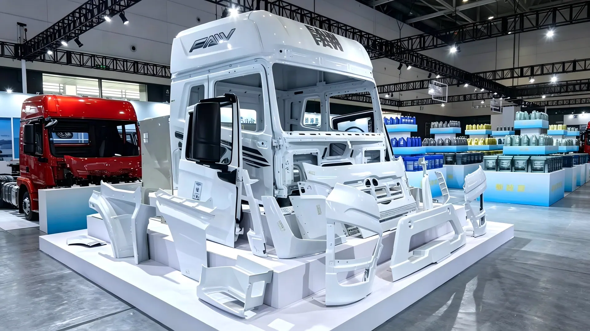 Truck-parts trade-show display 2
