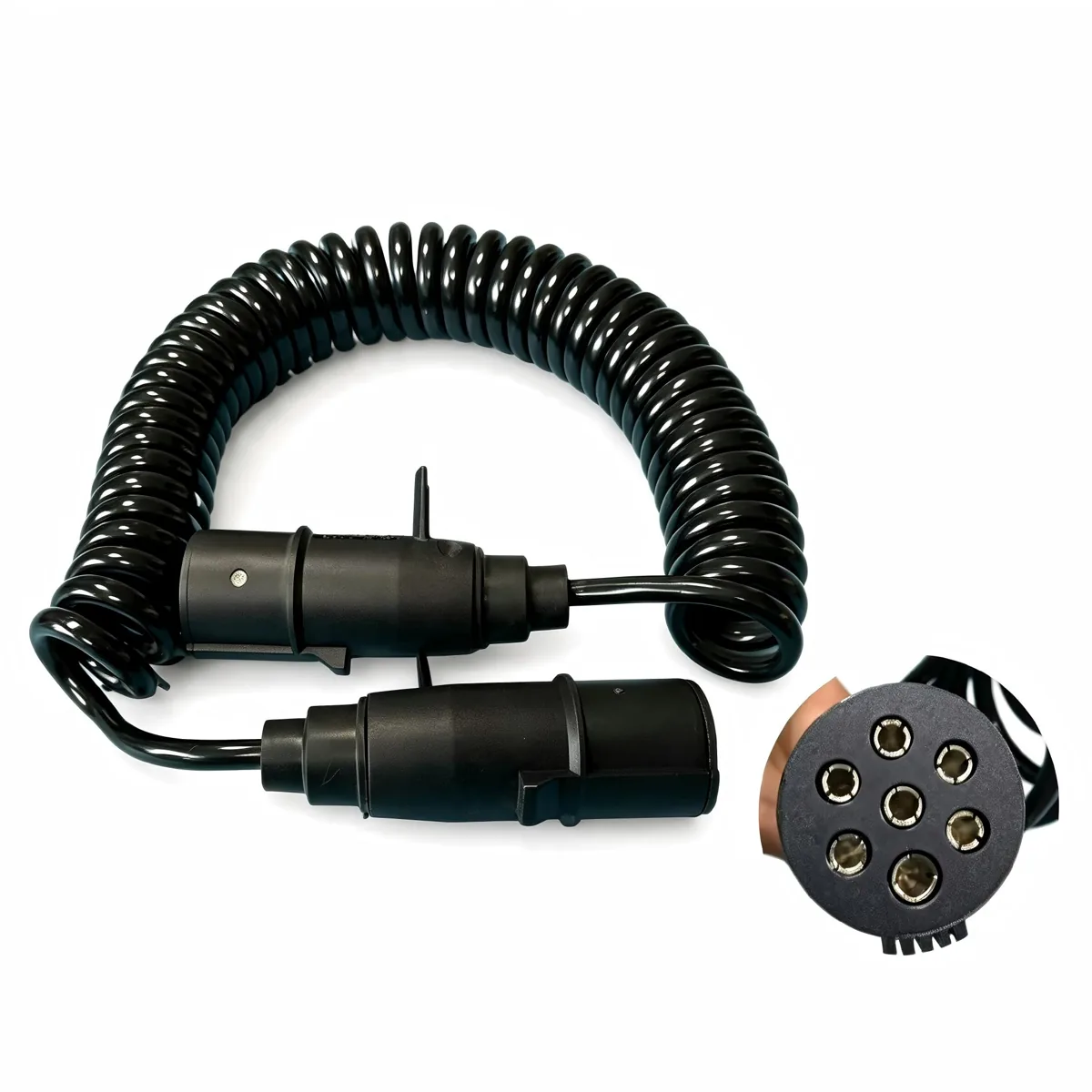 Trailer Seven-Core Coiled Cable